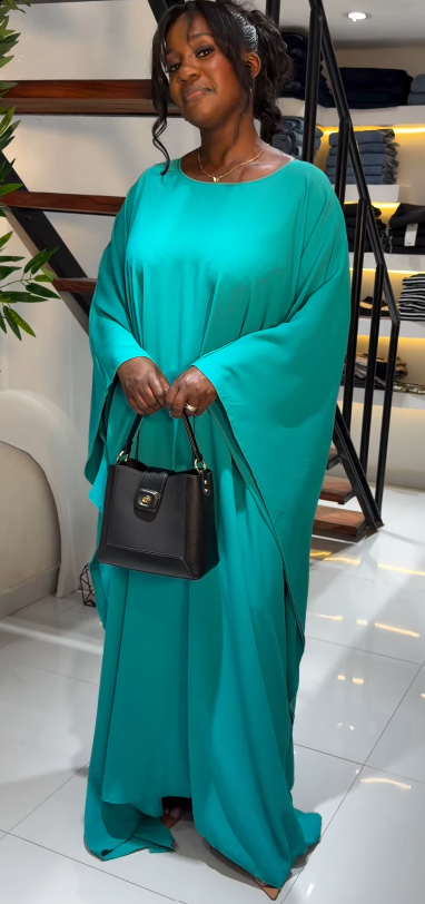 Green Kaftan Dress